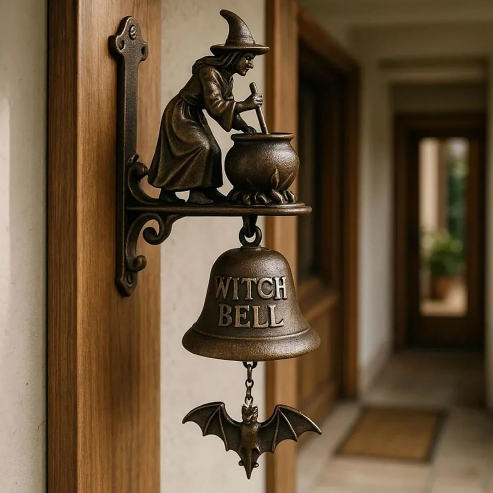 BokWin 1 Pcs Shopkeepers Bell For Door Opening,White Ring - View #10