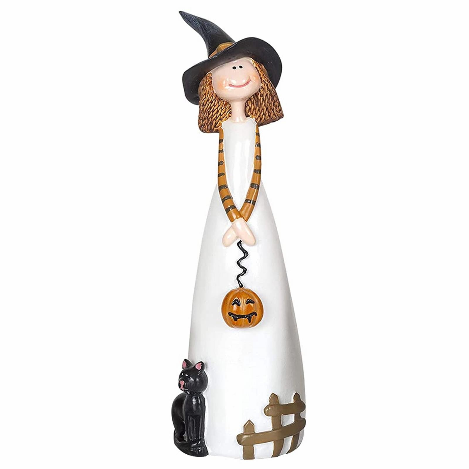 Halloween Witch Figurines, Witches Hats, Black Cat, Spider and Pumpkins ...