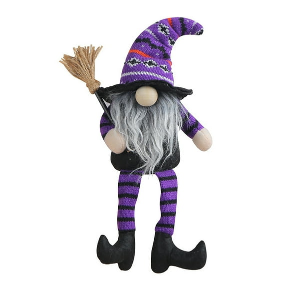Halloween Witch Gnome, Halloween Hanging Gnome, Faceless Gnome Plush Toy, Home Party, Holiday Decoration Halloween Gnomes Plush Toys, Plush Elf Gnomes Home Decorations A