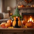 thumbnail image 1 of Halloween Witch Gnome Plush Decor,Spooky Orange Black Spider Web Witch Hats Swedish Tomte Elf Figurines for Tiered Tray Home Decor Halloween Decoration Gnomes Figurine Tabletop Ornament, 1 of 6