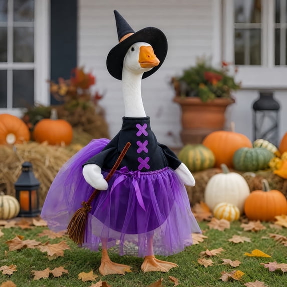 Halloween Witch Goose Outfit,for 23" Goose