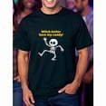 thumbnail image 1 of Halloween Witch Graphic Tee T Shirt Top Witch Better Have My Candy Skeleton Design Casual Black S-5XL, 1 of 5