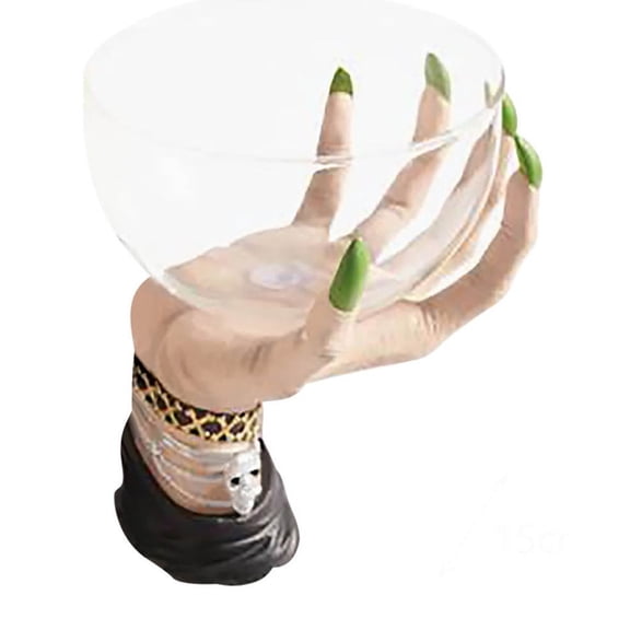 Halloween Witch Hand Snack Bowl Holder Resin Decoration Candy Bowl Stand Spooky Tabletop Decor Party Supplies Treat Container Rack Home Dining Table Festival Ornament Holiday Accent Display