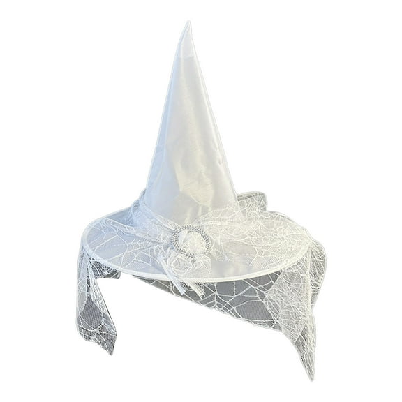 Halloween Witch Hat - Polyester Spandex Witch Costume Accessory for Adults & Klds, Lightweight Foldable Party Favors for Cosplay, Halloween Party, Trick or Treat, Witchy Dress Up