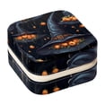 thumbnail image 1 of Halloween Witch Hat Travel Portable Earring Organizer Decorative Box Necklace Holder: Square Jewelry Storage for Rings, Earrings, Necklaces, Bracelets, and More - Suitable for Girls and Women, 1 of 6