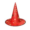 thumbnail image 1 of Halloween Witch Hat for Women Costume Witch Wizard Hat Cap Star Print Wizard Hat for Decorations Cosplay Party Props, 1 of 5
