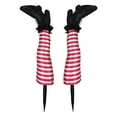 thumbnail image 1 of Halloween Witch Legs Yard Stakes 2 Pack 18.5 inch Wicked Witch Legs Halloween Decorations Halloween Witch Legs Props for Lawn Front Door Haunted House Decor, 1 of 5