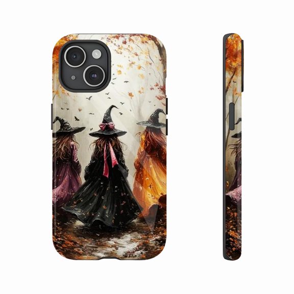 Halloween Witch Magic Design Phone Case for Trendsetters - Shockproof Dust-Proof, Compatible with iPhone 11/12/13/14/15/16 (Pro Max/Plus)