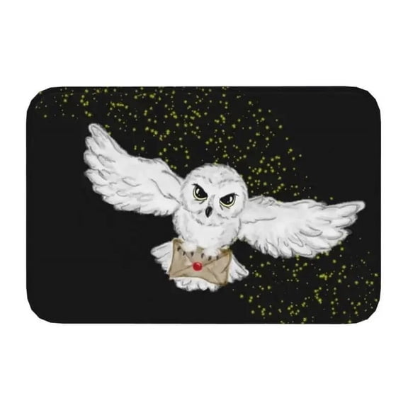 Halloween Witch Moonlight Ride Front Floor Door Entrance Mat Outdoor Goth Occult Bathroom Kitchen Doormat Garage Carpet Rug