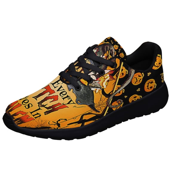 Halloween Witch Not Every Witch Lives in Salem Shoes Sneakers Black Size 5