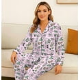 thumbnail image 1 of Halloween Witch Pajama Set, Wizard Party Pyjamas, Girly Magical Nightwear, Musical Movie Shirt, Holiday Matching Set, 1 of 6