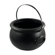 Halloween Witch Pot Plastic Flame Bucket Black Cauldron Halloween Candy Bucket Candy Rack Jar Bucket Decorations, Storage Trunks & Bag, Clearance