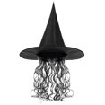 thumbnail image 1 of Halloween Witch Set For Women Includes Wig Hat EVA Adult Party Dress Up Accessories Outfit, 1 of 3