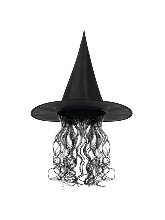 Halloween Witch Set For Women Includes Wig Hat EVA Adult Party Dress Up Accessories Outfit