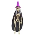 thumbnail image 1 of Halloween Witch Skeleton Decor 16 Inch, Full Body Posable Joints Hanging Skeletons for Halloween Decor, Graveyard Props, Haunted House Accessories, Spooky Scene Party Favors, 1 of 6