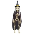 thumbnail image 1 of Halloween Witch Skeleton Decor 16 Inch, Full Body Posable Joints Hanging Skeletons for Halloween Decor, Graveyard Props, Haunted House Accessories, Spooky Scene Party Favors, 1 of 6