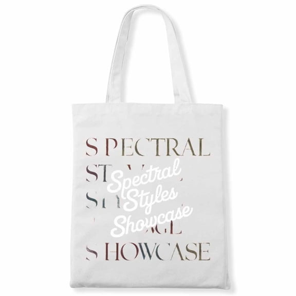 Halloween Witch "Spectral Styles Showcase " Canvas Bag 1Pc
