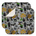 thumbnail image 1 of Halloween Witch Spooky Icons Pattern Dish Drying Mat for Kitchen 1 Pack, Ultra Absorbent Microfiber Dishes Drainer Mats,16x18in(41x46cm), 1 of 6