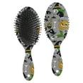 thumbnail image 1 of Halloween Witch Spooky Icons Pattern Hair Brush,Girls Detangling Hair Brush,Glide Through Tangles with Ease for Wet & Dry Hair,8.8"X2.8", 1 of 7