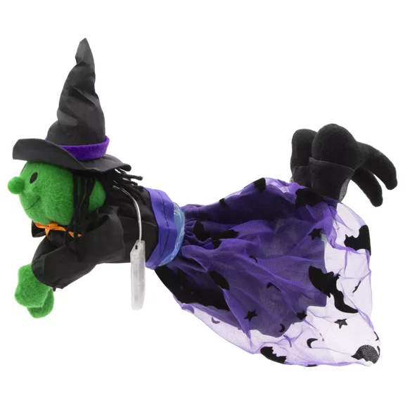Halloween Witch Window Crasher 2Pc Light Up Decoration