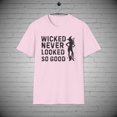 thumbnail image 1 of Halloween Witch t-shirt, Wicked Never Looked So Good tee, Halloween tee, 1 of 1