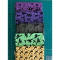 thumbnail image 1 of Halloween Witches 100% Cotton 1 yard Precut Fabric Bundles, 5 pieces, 1 of 7