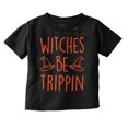 thumbnail image 1 of Halloween Witches Be Trippin Pun Youth T Shirt Tee Girls Infant Toddler Brisco Brands 2T, 1 of 4