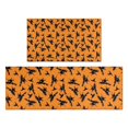 thumbnail image 1 of Halloween Witches on Brooms Pattern Kitchen Rugs Sets Of 2,Anti Fatigue Kitchen Mat Rugs Non Slip Washable,Decorative Kitchen Floor Mats for Kitchen,Sink,Laundry,17"x30"+17"x47", 1 of 7