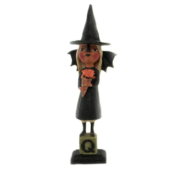 Halloween Witchy Bat Girl Polyresin Halloween Vintage Retro Hh9216