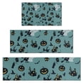 thumbnail image 1 of Halloween Witchy Motifs Pattern Kitchen Rugs Sets Of 3,Kitchen Runner Rugs Non Skid Washable,Decorative Kitchen Floor Mats for Kitchen,Sink,Laundry,17"x30"+ 17"x47" + 17"x59", 1 of 6