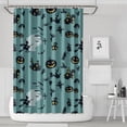 thumbnail image 1 of Halloween Witchy Motifs Pattern Shower Curtain 72"x72" ,Bathroom Decorative Shower Curtains Set with 12 Hooks,Modern Waterproof Washable Shower Curtain, 1 of 6