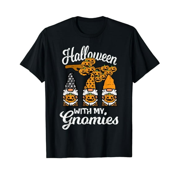 Halloween With Gnomies Gnome Matching Costume Men Women Kids T-Shirt