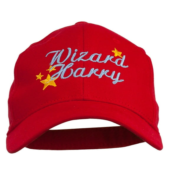 Halloween Wizard Harry Embroidered Youth Brushed Cap - Red OSFM