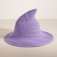 thumbnail image 1 of Halloween Wizard Hat, Cotton Gauze Knitted Witch Hat Adult Pointed Magician Hat for Cosplay, Costume Party, Trick or Treat, Carnival and Dress Up​, 1 of 5