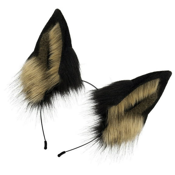 Halloween Wolf Dog Costume Accessories, Ears Headband, Tail, Dress up Costume for Girl Cosplay