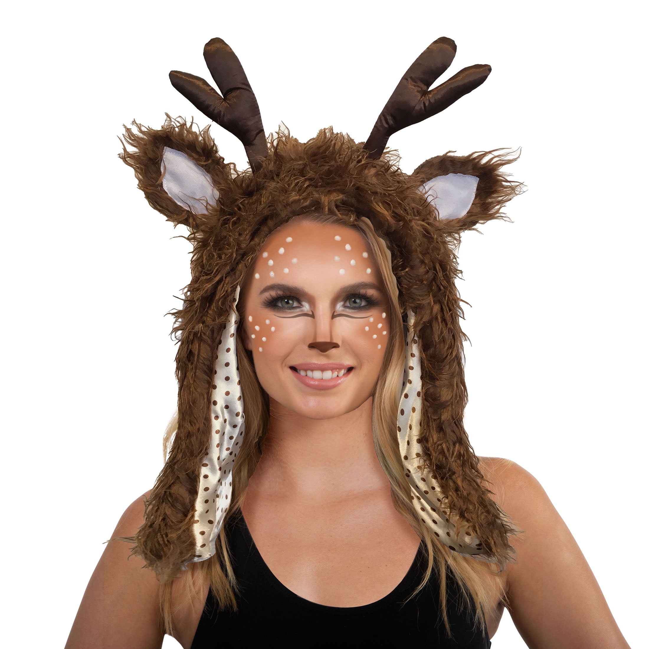 Halloween Women’s Deer Hood Costume Accessory by Way To Celebrate, One ...