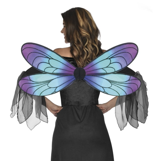 Halloween Women's Dragonfly Wings Costume Accessory, by Way to Celebrate, One Size