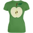 thumbnail image 1 of Halloween Women's Juniors Apple Slice Costume Short Sleeve Graphic Tee, 1 of 1