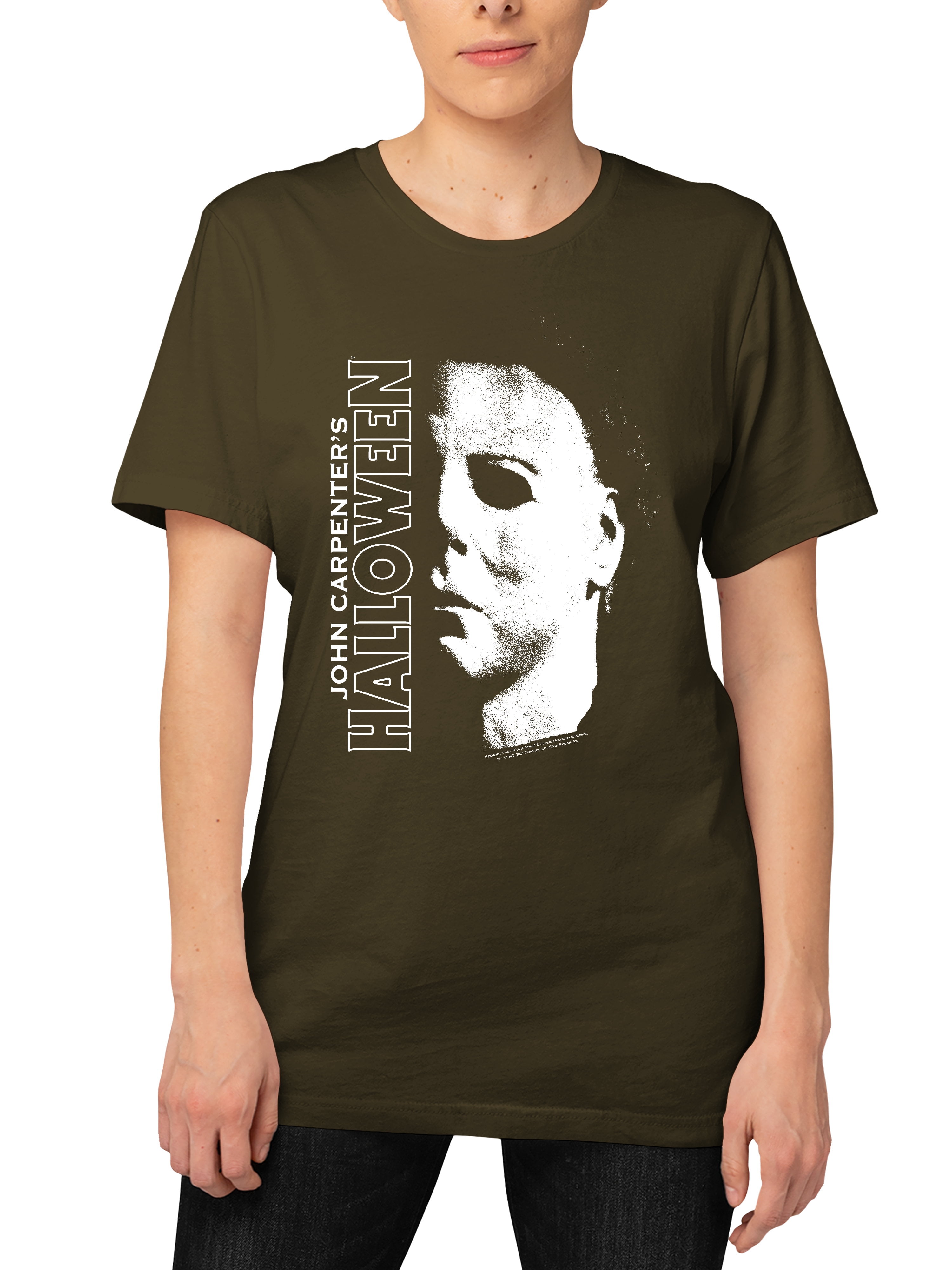 Halloween Women's Juniors Michael Myers Short Sleeve Graphic Tee