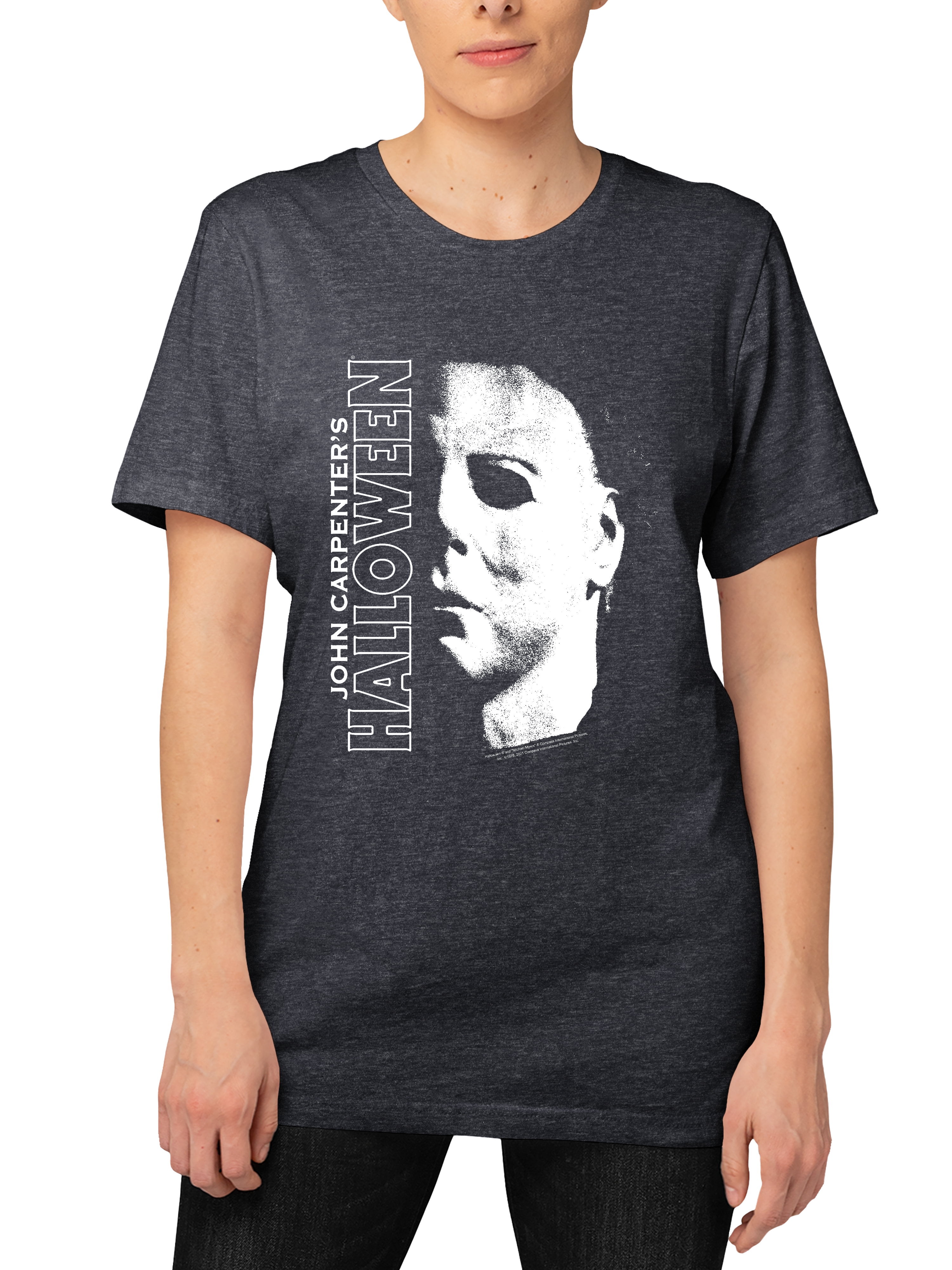Halloween Women's Juniors Michael Myers Short Sleeve Graphic Tee
