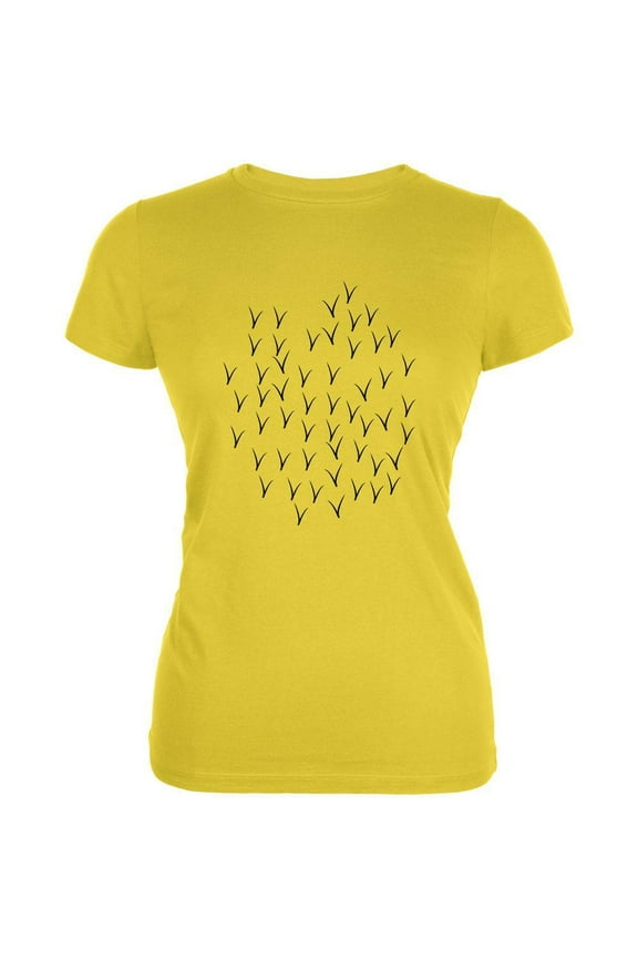 Women's Juniors Parakeet Bird Costume Short Sleeve Graphic Tee