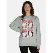 Multi Boo Graphic Sweatshirt with Long Sleeves, Women's