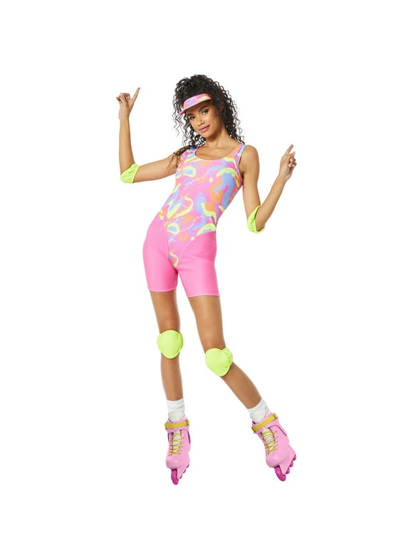 Halloween Women's Rollerblade Barbie Costume, by Way to Celebrate, Size L