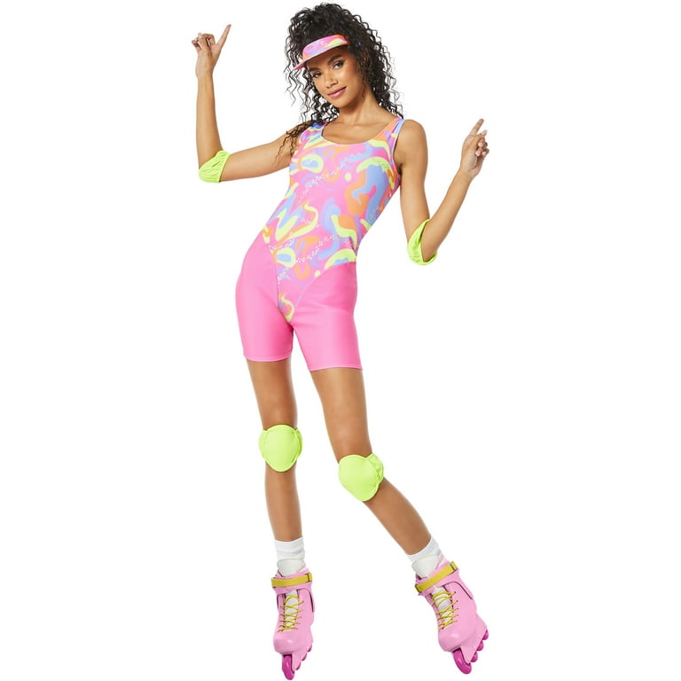 Halloween Women's Rollerblade Barbie Costume, by Way to Celebrate, Size M