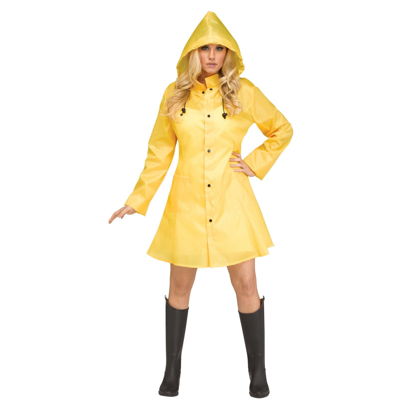 Free Shipping! Halloween Women's Yellow Raincoat Costume Walmart