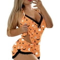 thumbnail image 1 of Halloween Womens Pjs Halloween 2 PCS Womens Pajamas Shorts Set Cami Top Loungewear Sets Woman Women'S Sleepwear, 1 of 5