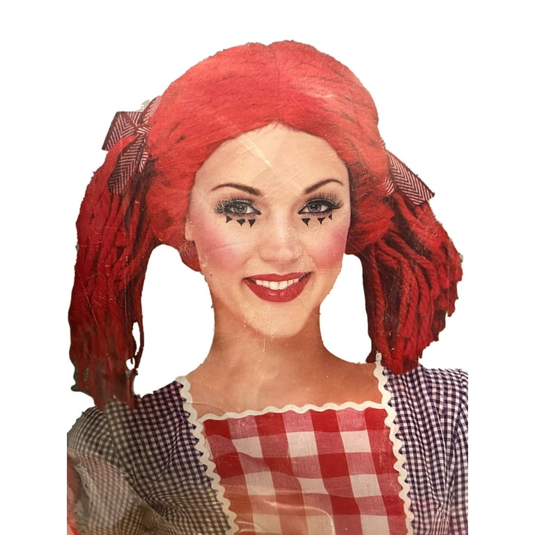 Rag Doll Wig Adult Red Rag Doll Wig Adult Red