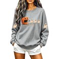thumbnail image 1 of Halloween Womens Sweatshirts Casual Long Sleeve Shirts Halloween Ghost Pumpkin Graphic Printing Crew Neck Pullover Sweatshirt Fall Winter Relaxed Fit Sweater Ladies Halloween Costumes, 1 of 4