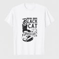 thumbnail image 1 of Halloween Womens T-Shirt Funny Black Cat Apothecary Salem Tees | Funny T Shirts, Halloween Tops for Women, Cool Cat Top, Sarcastic, Women's Novelty Tees, 1 of 8