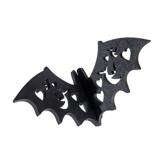 Halloween Wood Sign Realistic Bat Wooden Plaques Wooden Sign Castles Home Decorations Ornaments